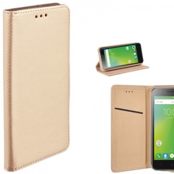 Talone atverčiamas auksinis dėklas (Lenovo Vibe C2)